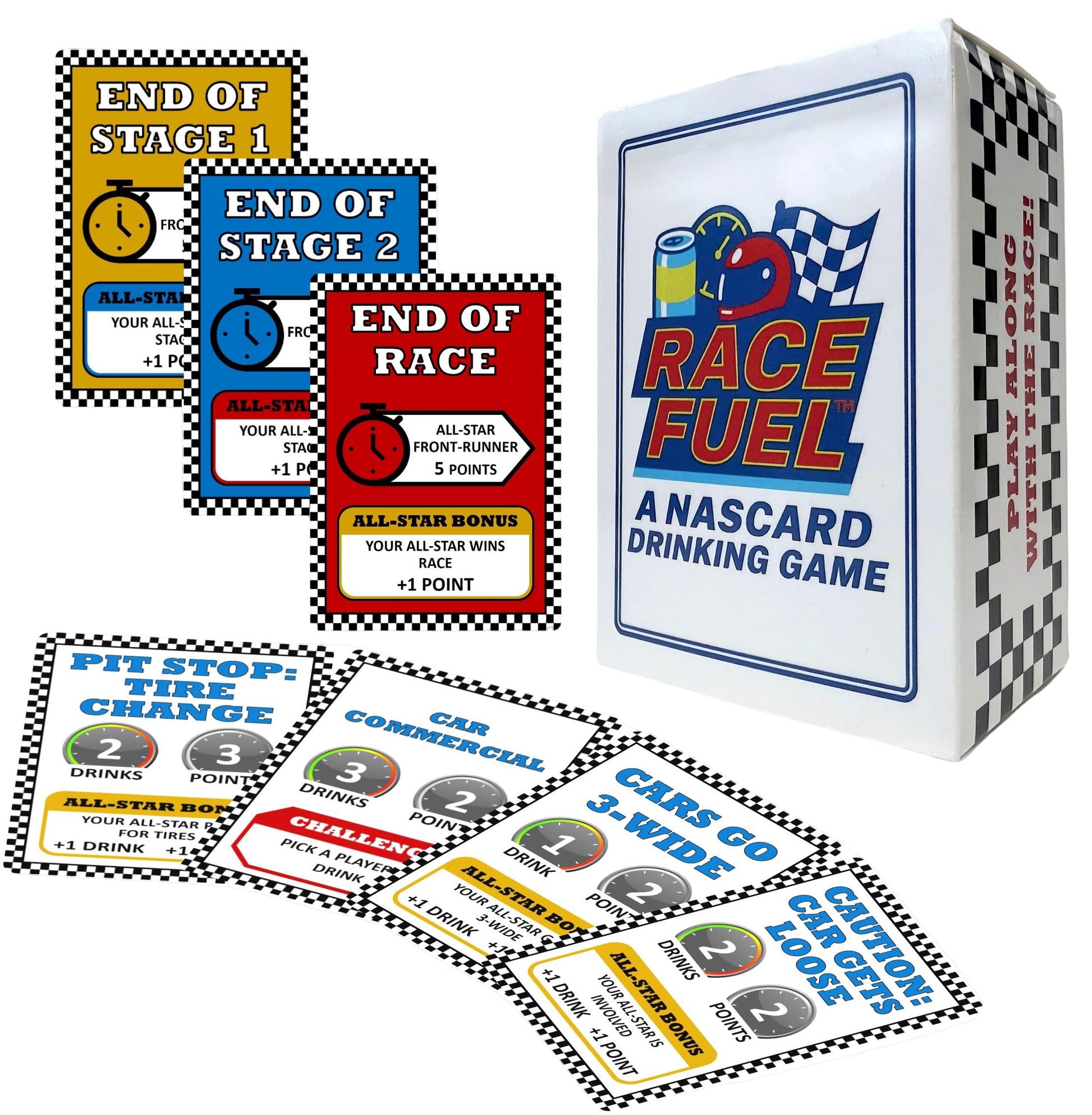 Race Fuel - Live Race Day Card Game for Racing Fans & Watch Parties