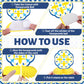 12 Pcs Capri Lemon Blue Yellow Tiles Honeycomb Centerpieces Decorations Mediterranean Amalfi Coast Centerpieces for Lemon Birthday Party Italian