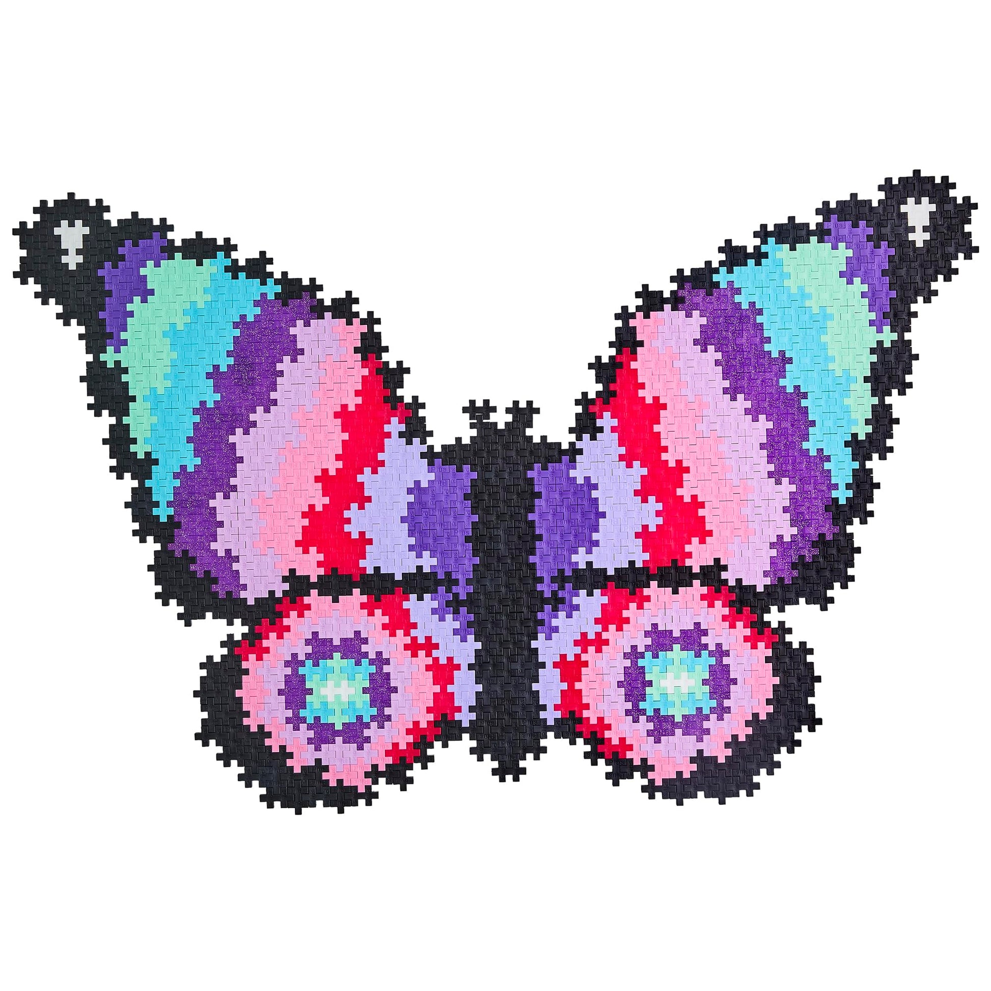 Plus Plus Puzzle By Number, Butterfly - 800 Piece Building Set