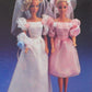 Barbie Fantasy Fashions - 2 WEDDING BRIDAL Fashion Outfits (1989)