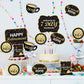 Boao 24 Pcs Retirement Party Decoration Set Retirement Table Decorations Golden Centerpiece Sticks Glitter Centerpieces for Tables Superannuation