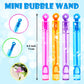 Inscraft Bubble Wand, 120 Pack Mini Bubble Wands Bulk 15 Colors for Halloween, Summer Toys, Wedding, Outdoor Indoor Activity Use, Bubbles Party
