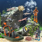Scuba Diver Toy Set 15PCS Mini Sea Marine Animal Figure Shark Figurines Bath Toys Submarine Toys Underwater Swimmers Action Figures Realistic Divers
