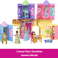Mattel Disney Princess or Villains Tower Surprise Small Doll & Stacking Playset with 3-4 Accessories, Inspired by Movies (Characters May Vary)