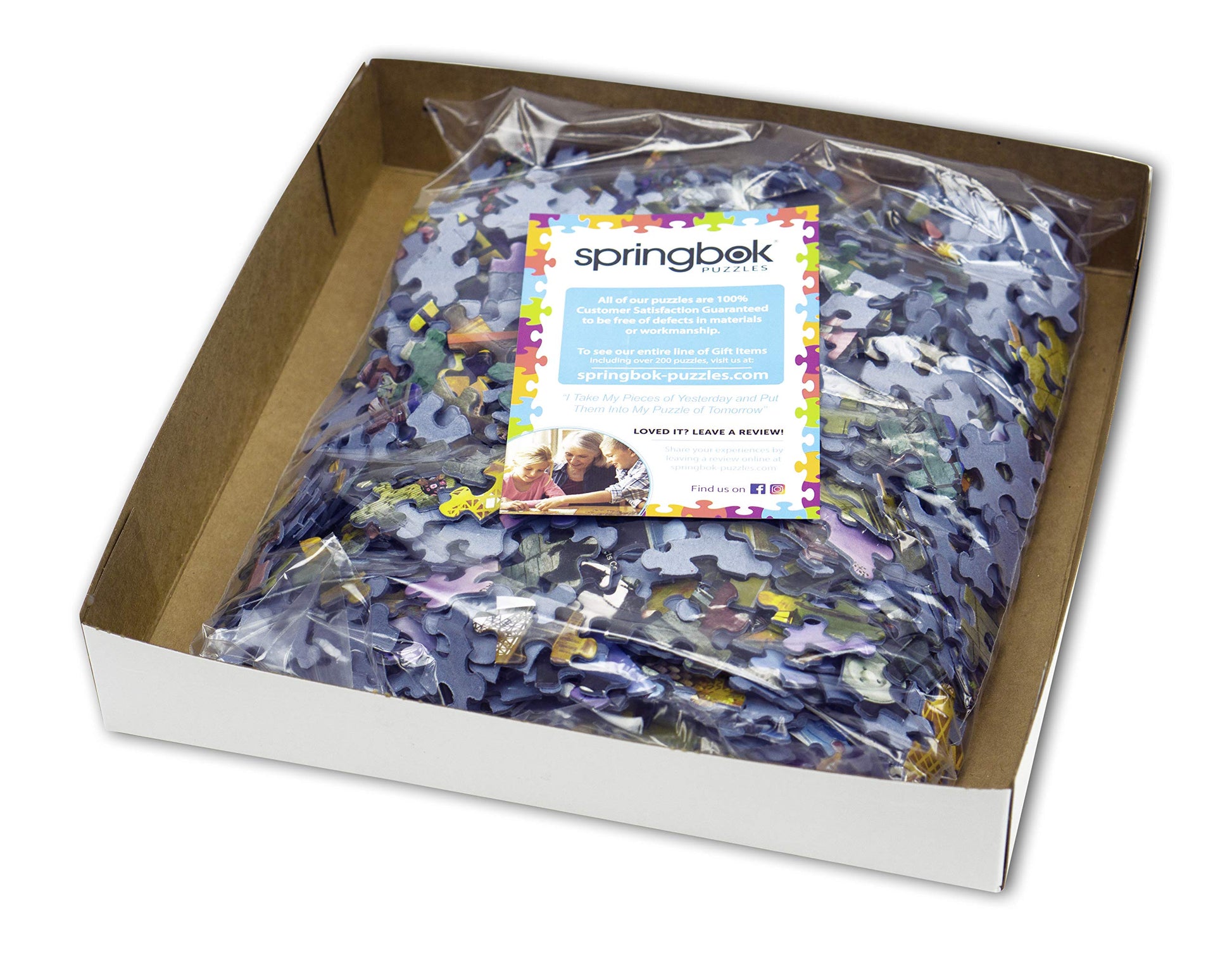 Springbok's 1000 Piece Jigsaw Puzzle Basket of Lavender - Made in USA