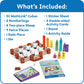 hand2mind Numberblocks Sheep Farm MathLink Cubes Activity Set, Preschool Learning Activities, Farm Playset, Counting Blocks, Number Toys, Kids
