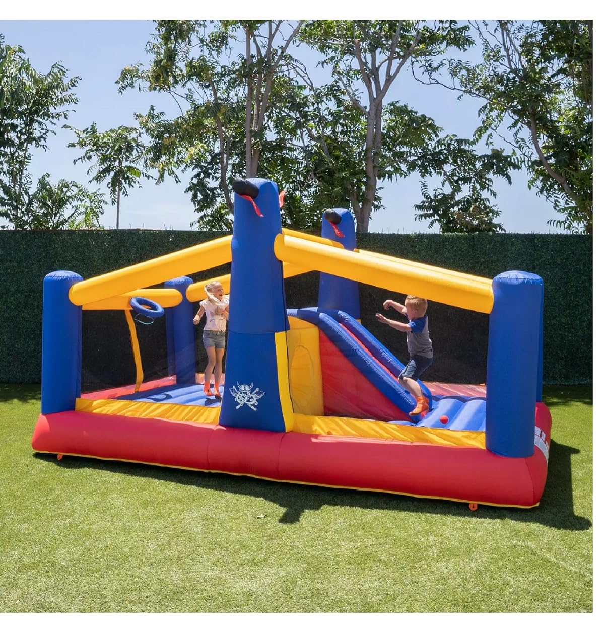 my 1st jump n play Double Bounce Inflatable House with Dodgeball