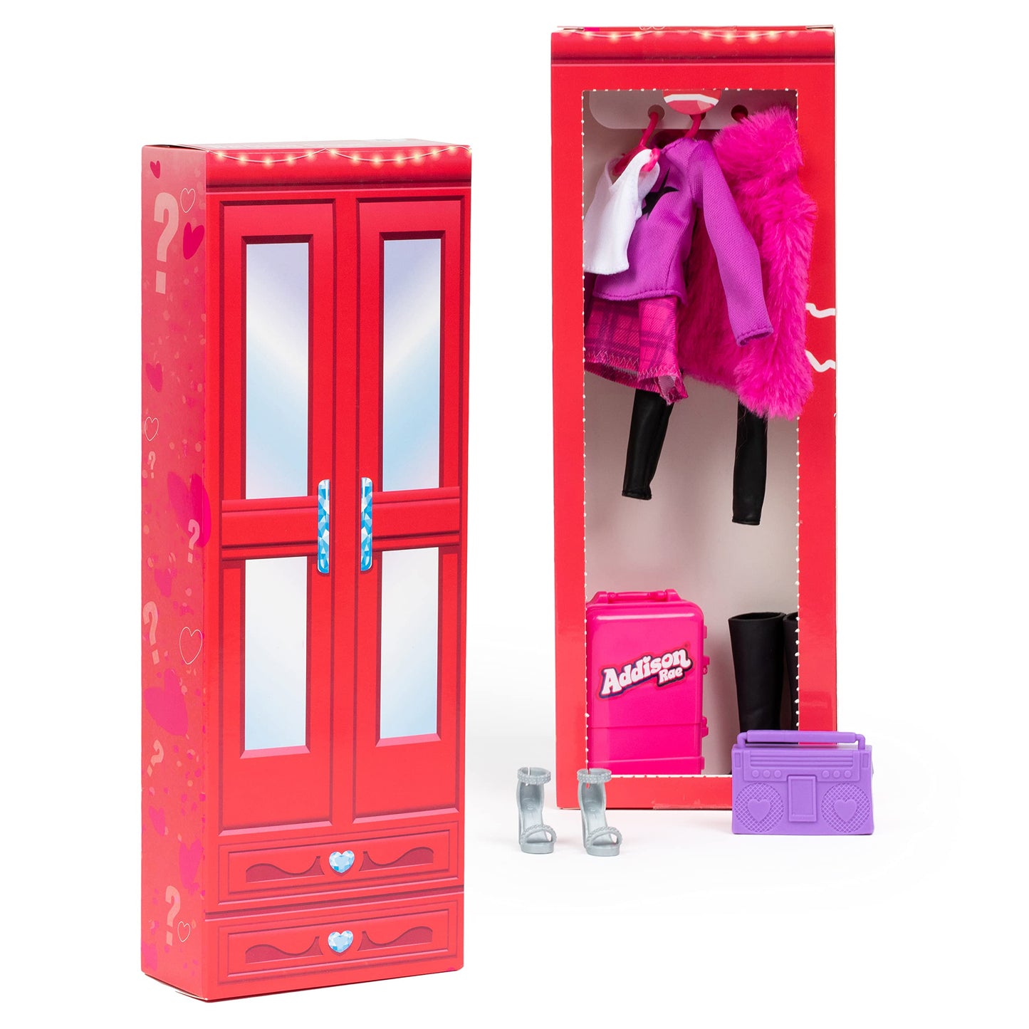 Addison Rae Ultimate Mystery Surprise Doll Set; 60+ Surprises; Exclusive Doll and Fashions; Mystery Boxes Include Stage, Studio, Wardrobe Playsets