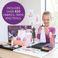 MindWare Fashion Designer Kits Ages 8+ - Run The Runway DIY Craft Kit for Girls - Creative Learning Activity for Kids - Design Dresses
