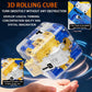3D Rolling Ball Maze Cube, Marble Labyrinth Cube, 3D Labyrinth Puzzle Cube, Spatial Awareness Brain Training Educational Focus Game Gift for Adults