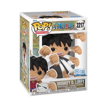 Funko Pop! Premium: One Piece - Luffy - Gum Gum Gatling - Amazon Exclusive - Collectible Vinyl Figure - Gift Idea - Official Product - Toys for Kids