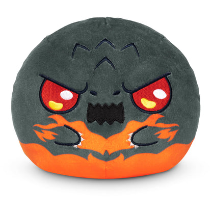 TeeTurtle Reversible Godzilla 6-Inch Two-Sided Flip Plush Toy with Embroidered Details - Cute Mini Collectible Plush for Kids, Teens, and Adults