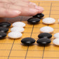 Yellow Mountain Imports Shin Kaya Beginner's Reversible 13x13 / 9x9 Go Game Set Board (0.8-inch) with Double Convex Melamine Stones - Classic Strategy