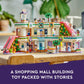 LEGO Friends Heartlake City Shopping Mall Toy, Building Kit with Mini-Doll Accessories for Kids to Build Social Skills and Play Together, Gift Set