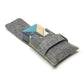 6 Piece Tegu Pocket Pouch Prism Magnetic Wooden Block Set, Blues