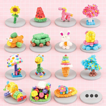 Arts and Crafts For Kids - Magic Foam Corn Craft Kit, STEM Building Model Toys, Bulk Crafts Supplies Kits, Kindergarten Preschool School Crafts Set