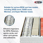 BCW Trading Card Dividers (100 Pack) | Archival Quality with Write-On Tabs | Fits 3200 & 5000 Super Monster Trading Card Storage Boxes