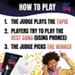 Game That Song - Music Party Game for Adults & Families | Card Game for Game Night | Compete to Play the Best Song | 3-6 Players or Groups