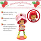 Boss Fight Studio Deluxe Strawberry Shortcake & Custard Kitten Collectible Action Figure - Highly Articulated Fruity Scented Figurine with