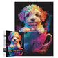 Funny Dog Puzzles for Adults 1000 Pieces, Cute Colorful Puppy Jigsaw Puzzles, Challenging Difficult Animal Puzzles