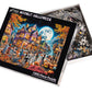 Moonlit Halloween Jigsaw Puzzle 1000 Piece by Vermont Christmas Company - Large Pieces - Fully Interlocking & Randomly Shaped Pieces - 30" x 24"