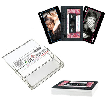 Aquarius David Bowie Cassette Premium Playing Cards -David Bowie Themed Deck of Cards for Your Favorite Card Games - Officially Licensed David Bowie