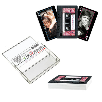 Aquarius David Bowie Cassette Premium Playing Cards -David Bowie Themed Deck of Cards for Your Favorite Card Games - Officially Licensed David Bowie