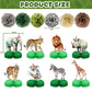 Safari Theme Party Decorations Animal Birthday Banner Jungle Tablecloth Centerpieces Hanging Swirl Decorations Animals Party Decorations for Wild
