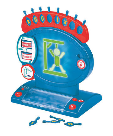 LEXiBOOK Electronic Hangman Game, Child and Family Board Game, Spelling and Vocabulary, Light and Sound Effects, 2 Players, Blue/red, JG800