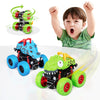 LODBY Dinosaur Toys for 2 3 4 5 Year Old Boys - Monster Truck Toys for Toddlers Boys Ages 2-4-6 - Push and Go Cars Dinosaur Toys for Kids 3-5 Year Old