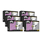 Copag 1546 Design 100% Plastic Playing Cards, Poker Size (Standard) Purple/Grey Jumbo Index (6 Sets)
