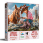 Sunsout A Cowgirl's Best Friend 500 Piece Jigsaw Puzzle for Adults - Finished Size: 18" x 24" by Artist: John Stewart
