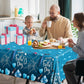Lenyunge Father's Day Tablecloth,Happy Fathers Day Decoration 3PCS Waterproof Fathers Day Table Covers for Best Dad Decor