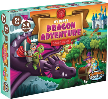 My First Dragon Adventure Board Game - Kids Save The Kingdom, Beginner Fantasy Adventure Game for Children 5+, Exciting Hands-On Dragon Fun for Family