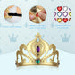 Bettoor 23 Packs Foam Princess Crowns and Tiaras for Birthday Party Favors Hats, DIY Prince Crown Kit Paper Tiara with 7pcs Crystal Diamond Sticker