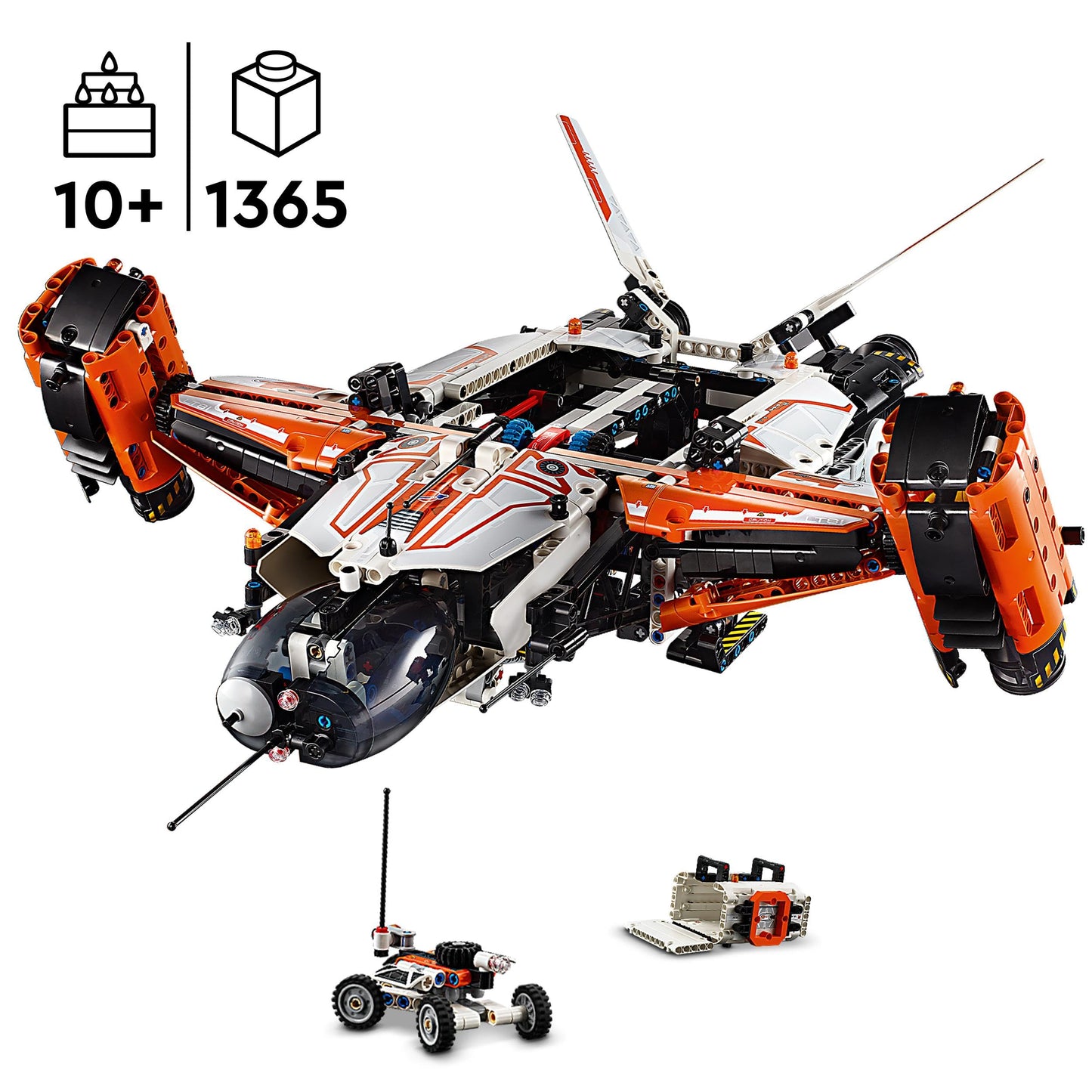 Lego TECHNIC VTOL Heavy Cargo Spaceship LT81 Set 42181