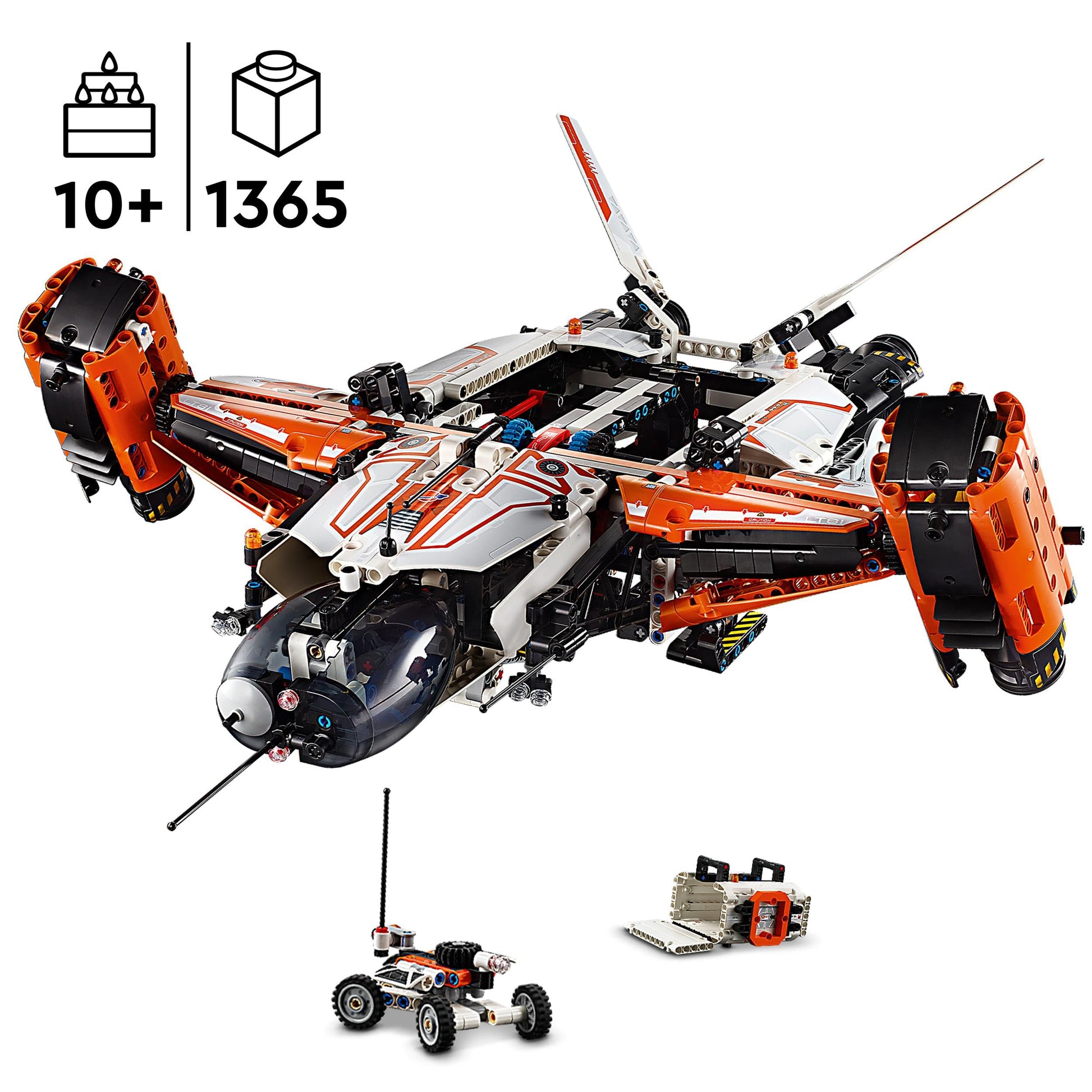 Lego TECHNIC VTOL Heavy Cargo Spaceship LT81 Set 42181
