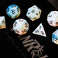 FanRoll Mystic Mines Opalite: 16mm Stone Polyhedral Dice Set