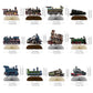 12 PCS Train Honeycomb Centerpieces for Table Decor, Retro Train Table Decorations Table Toppers for Train Party Decorations Train Birthday Party