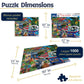 White Mountain 1000 Piece Jigsaw Puzzle Spring Retro, It's The Mailman