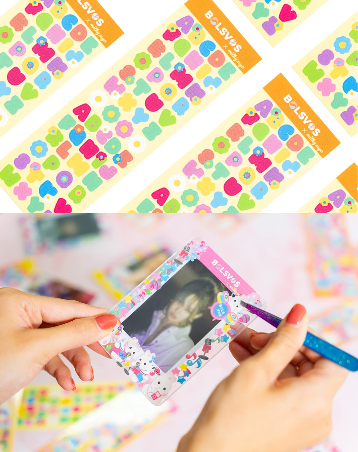 E'LAST - ROAR [GRAY ver.] (3rd Mini Album) Album+BolsVos K-POP eBook (21p),1EA BolsVos Sticker for Toploader, Photocards