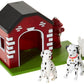 Terra by Battat Firehouse Dogs Playset, 3-Piece Animal Figures, Playsets