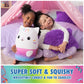 GUND Gabby’s Dollhouse Official Cakey Cat Squishy Plush Toy, Cat Stuffed Animal, Squishy Toys for Ages 1 & Up, White, 12”