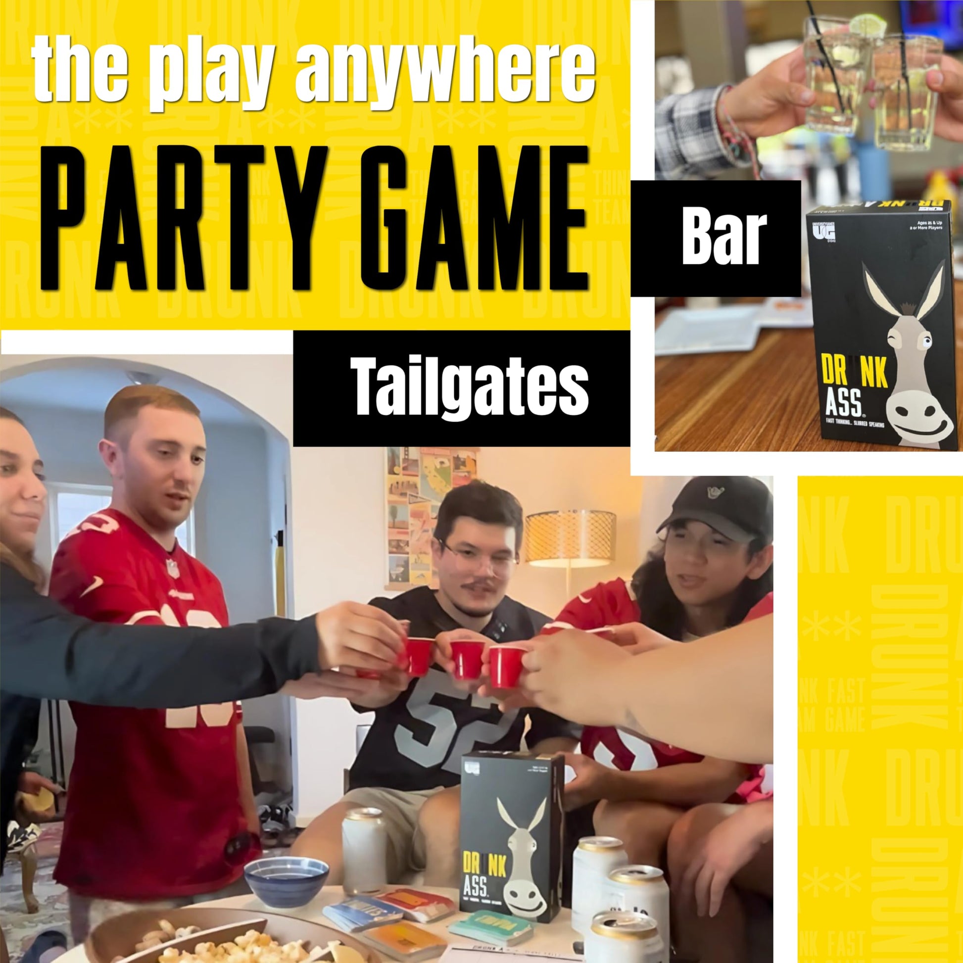 University Games | Drunk Ass Team Trivia Game, for Ages 21 and Up and 4 or More Players