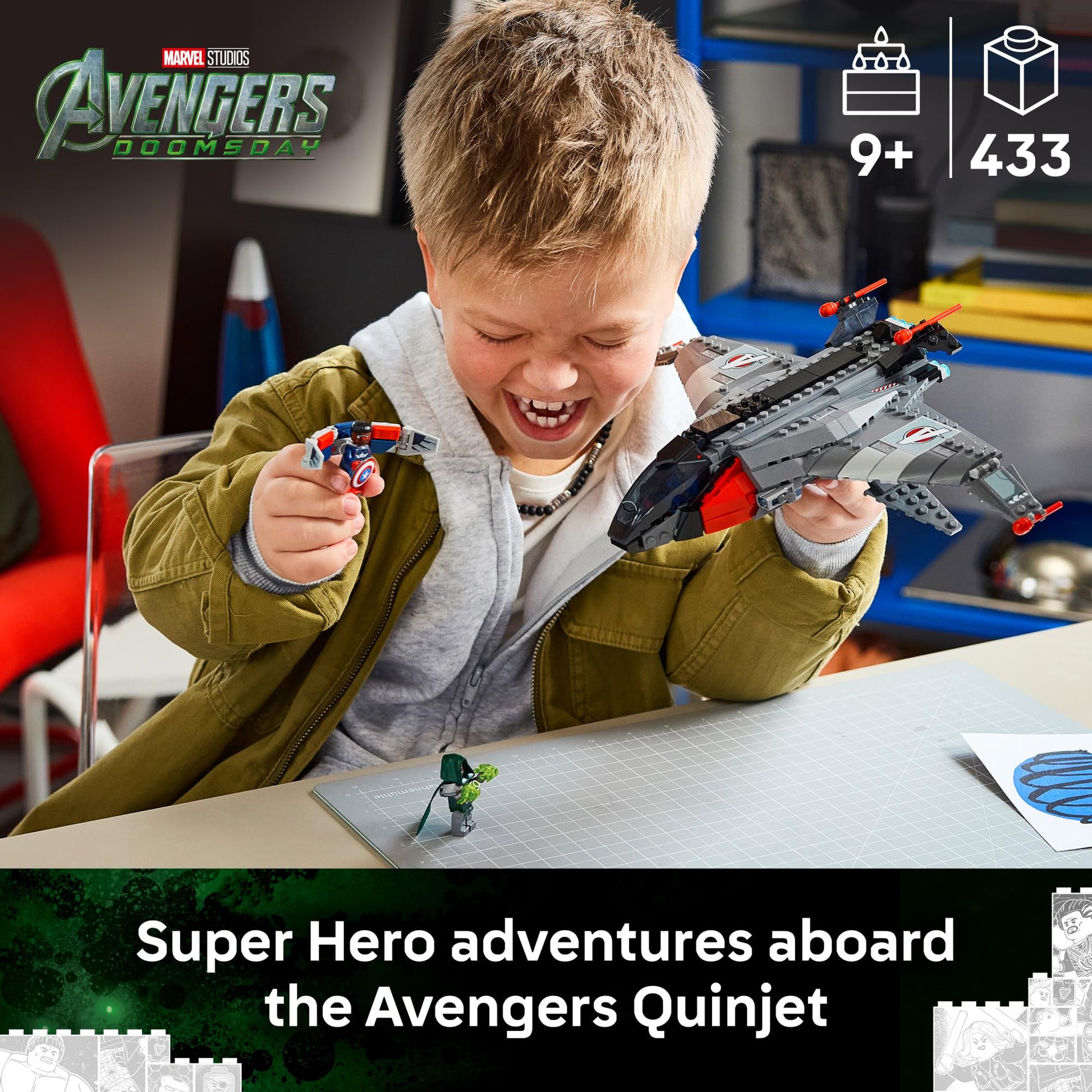 LEGO Marvel Avengers: Doomsday Quinjet 76347