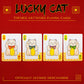 Aquarius Lucky Cat Themed Playing Cards - Deck of Cards for Cat Lovers - Unique Card Designs, Great for Gifts & Game Night