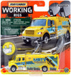 Matchbox Freightliner M2 106 Satellite Truck, [Yellow] Working Rigs 13/16