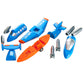 Popular Playthings Magnetic Build-A-Plane Toy, Stem Airplane Building Kit for Toddlers, Gifts for Kids Ages 2 & Up - 12 Pieces