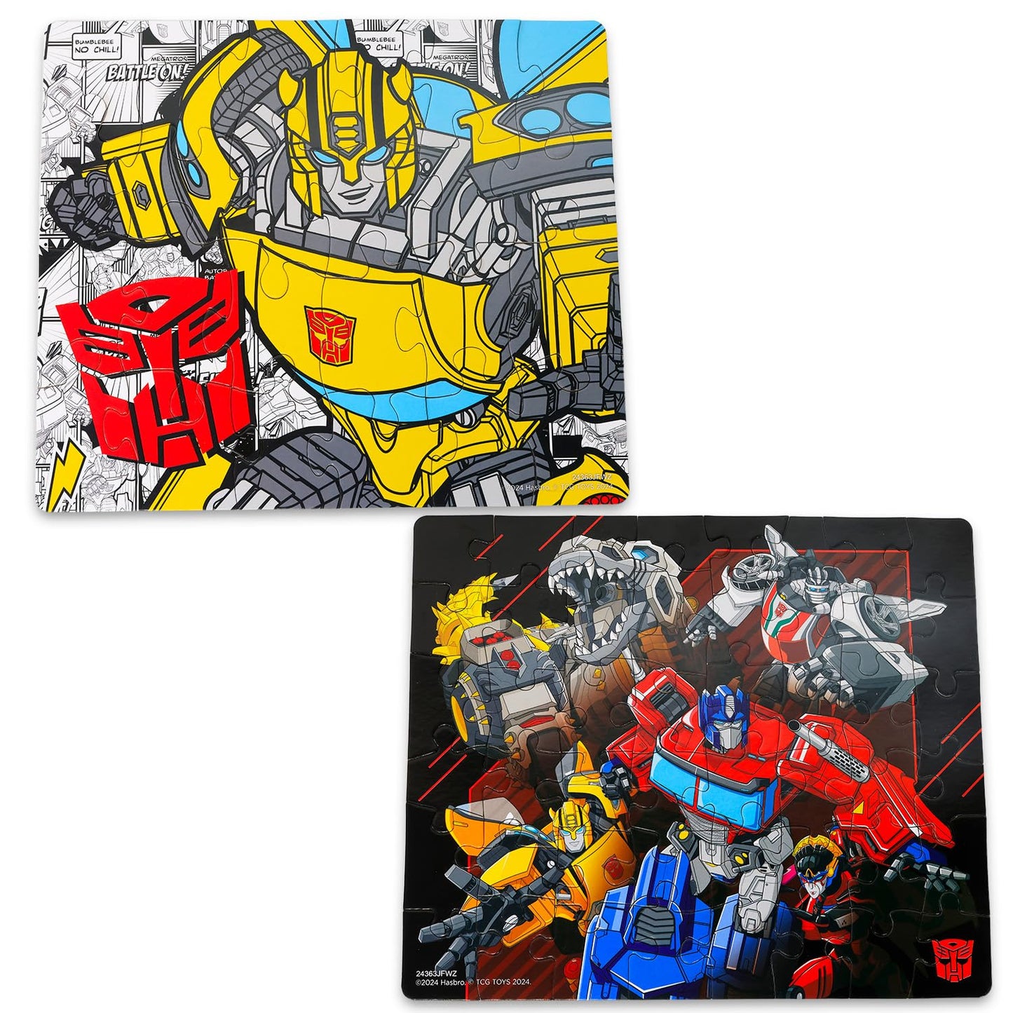 Transformers Jigsaw Puzzles for Kids, Ages 4-8 - 2 Pack Bundle