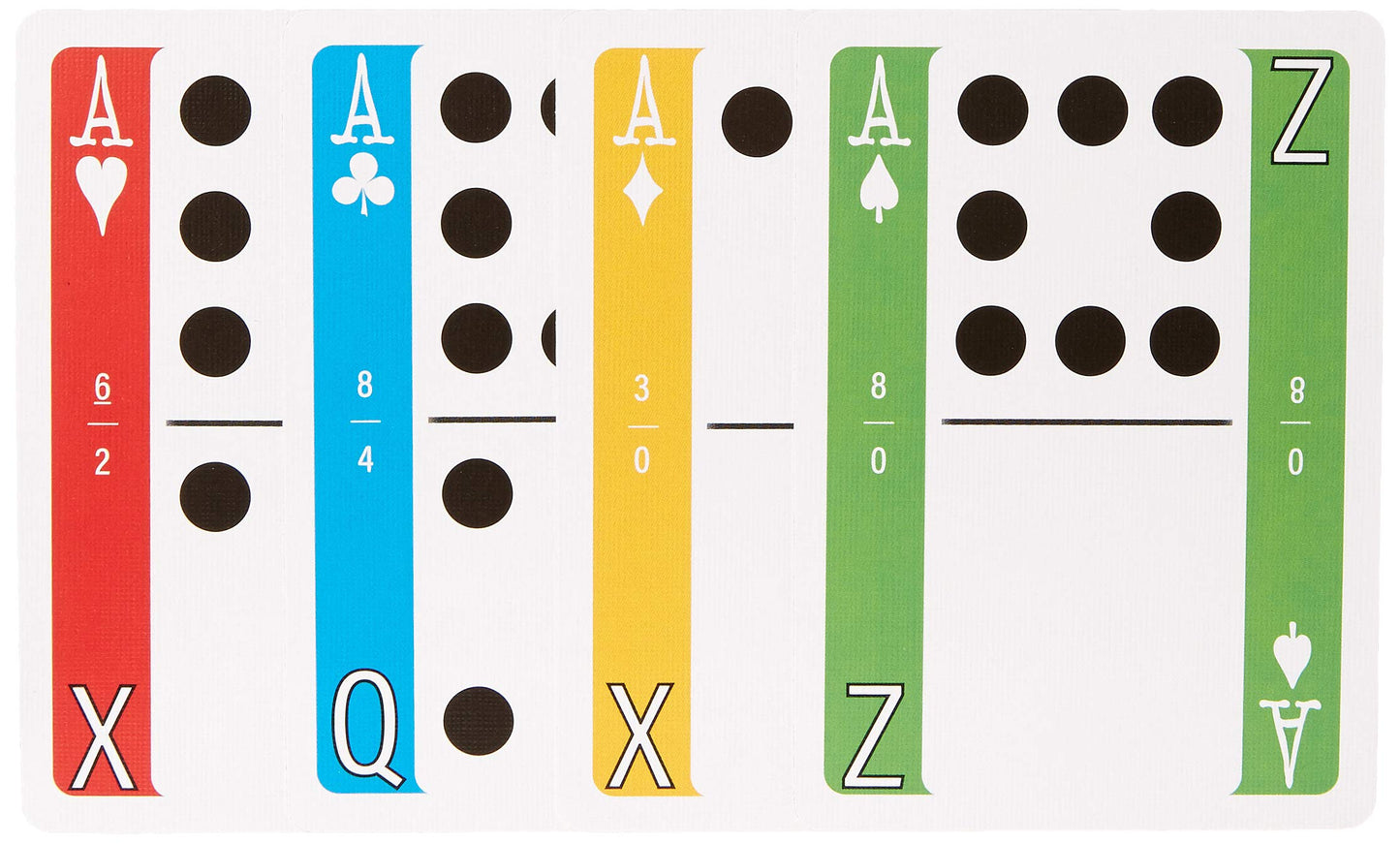 Flex Deck Playing Cards 3 in 1 Travel Game Deck with Card Games Domino Play and Word Games Compact Family Game for Camping Road Trips Classroom